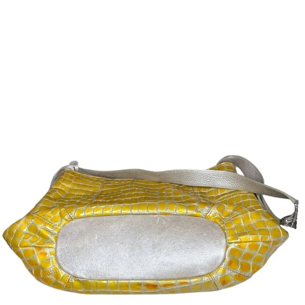 Brighton Jane Pale Gold Shoulder Bag with Silver Hardware